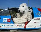 Polar Bear visits Solar Taxi in Bali at Climate Change Summit